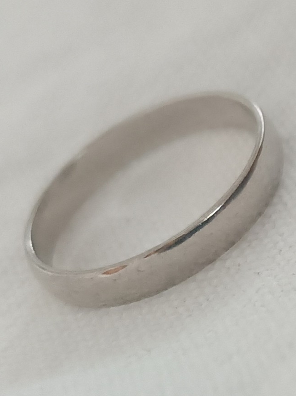 Classic Polished Silver Women's Band - Timeless Minimal Ring